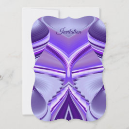 Lila Blume Regenbogen Träume Einladung