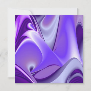 Lila Blume Regenbogen Träume Flachkarte