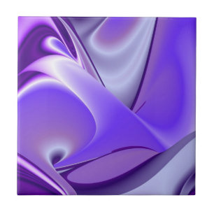 Lila Blume Regenbogen Träume Fliese