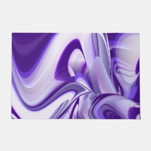 Lila Blume Regenbogen Träume Fußmatte