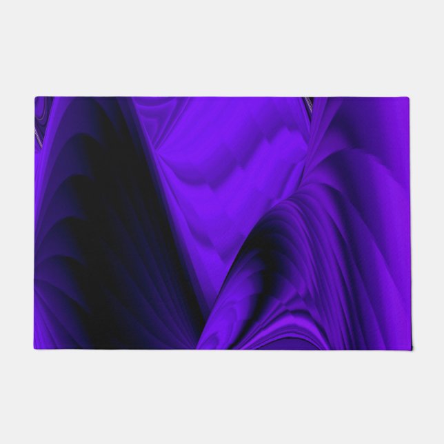 Lila Blume Regenbogen Träume Fußmatte (Vorderseite)