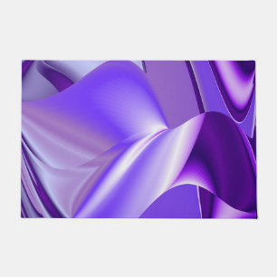 Lila Blume Regenbogen Träume Fußmatte