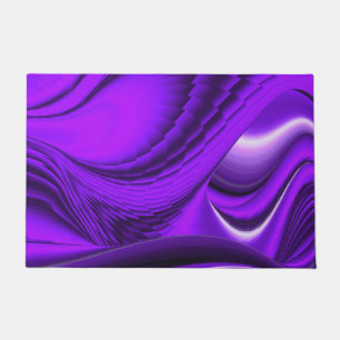 Lila Blume Regenbogen Träume Fußmatte