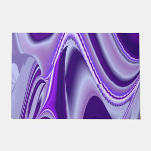 Lila Blume Regenbogen Träume Fußmatte