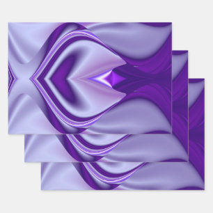 Lila Blume Regenbogen Träume Geschenkpapier Set