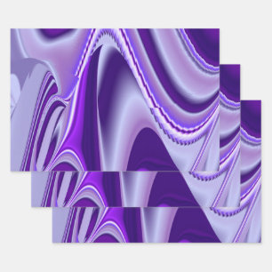 Lila Blume Regenbogen Träume Geschenkpapier Set