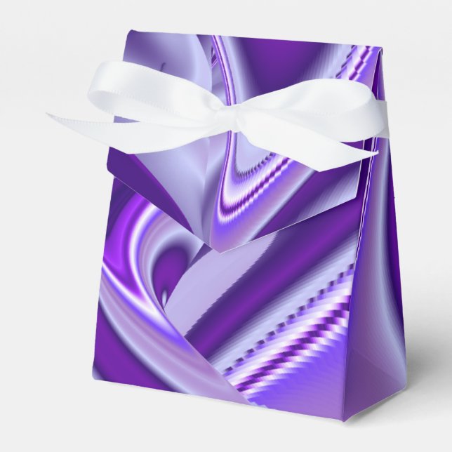 Lila Blume Regenbogen Träume Geschenkschachtel (Vorderseite)