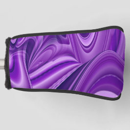 Lila Blume Regenbogen Träume Golf Headcover