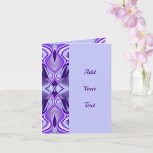 Lila Blume Regenbogen Träume Karte