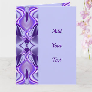 Lila Blume Regenbogen Träume Karte