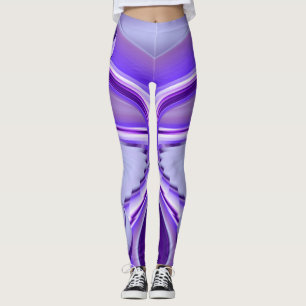 Lila Blume Regenbogen Träume Leggings