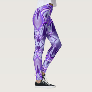 Lila Blume Regenbogen Träume Leggings