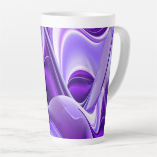 Lila Blume Regenbogen Träume Milchtasse