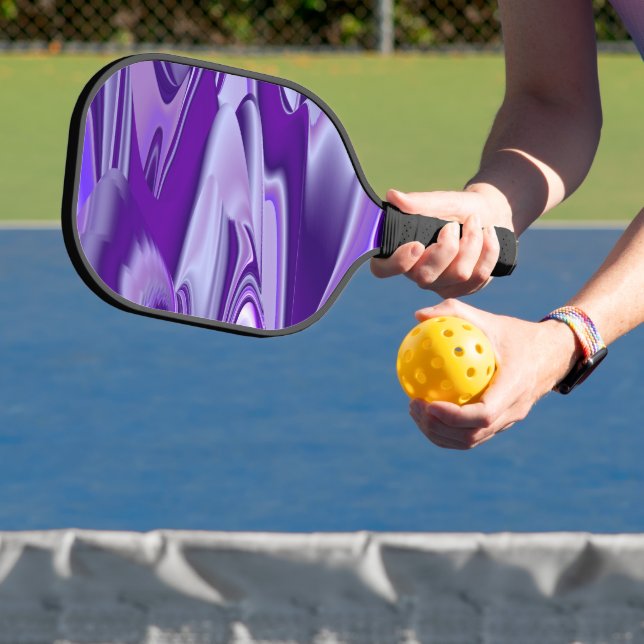 Lila Blume Regenbogen Träume Pickleball Schläger (InSitu)