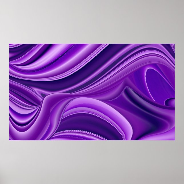 Lila Blume Regenbogen Träume Poster (Vorne)