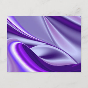 Lila Blume Regenbogen Träume Postkarte