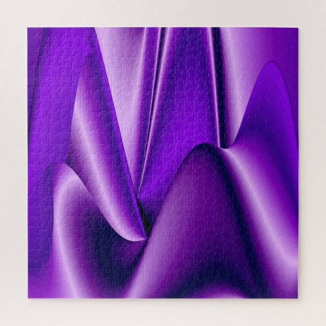 Lila Blume Regenbogen Träume Puzzle (Vertikal)