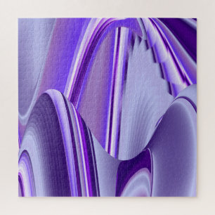 Lila Blume Regenbogen Träume Puzzle