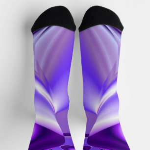 Lila Blume Regenbogen Träume Socken