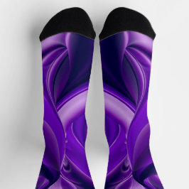 Lila Blume Regenbogen Träume Socken