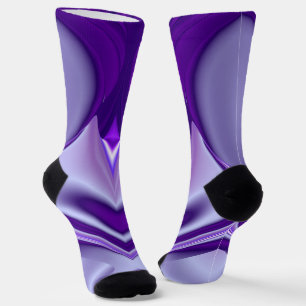Lila Blume Regenbogen Träume Socken