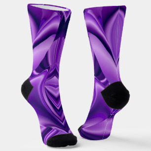 Lila Blume Regenbogen Träume Socken