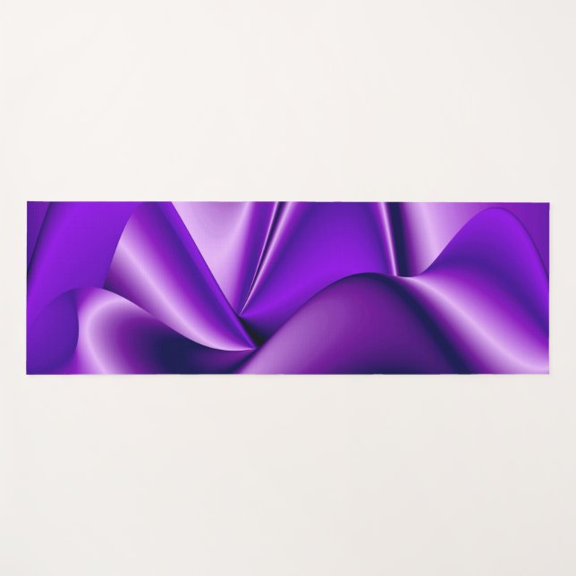 Lila Blume Regenbogen Träume Yogamatte (Vorderseite (Horizontal))