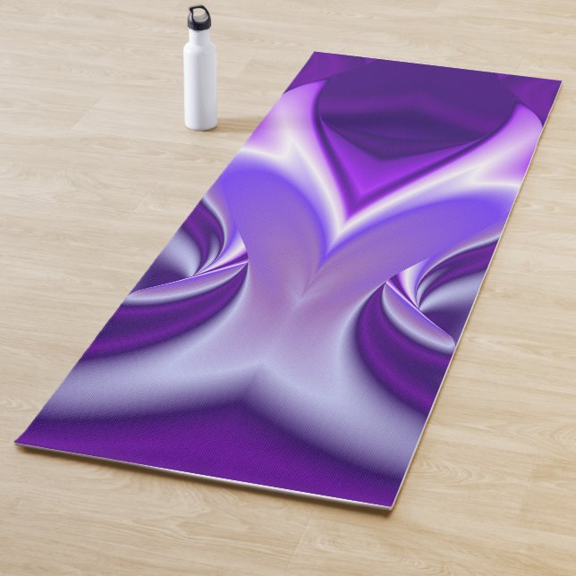 Lila Blume Regenbogen Träume Yogamatte (Beispiel)