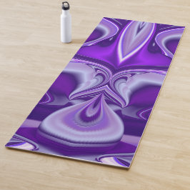 Lila Blume Regenbogen Träume Yogamatte