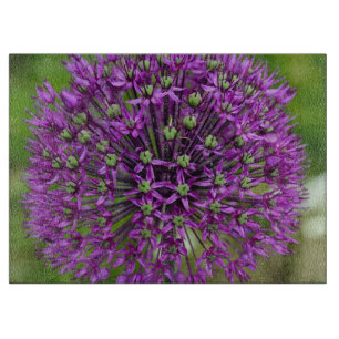 Lila Blume Schneidebrett