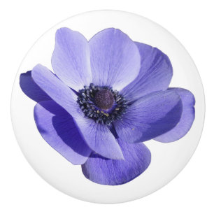 Lila Blume Schubladenkabinett Kapselhülle Keramikknauf