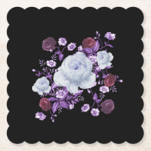 LILA-BLUME, SCHWARZER HINTERGRUND