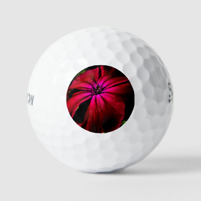 Lila Blume ssf gbcna Golfball (Vorderseite)