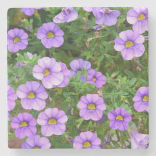 Lila Blume Stone Untersetzer