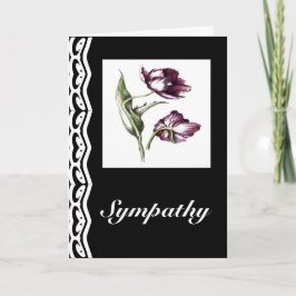 Lila Blume Sympathische Karten botanische Blume