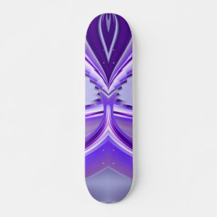 Lila Blume Traum , Abstrakte Fantasie Rainbow Art Skateboard