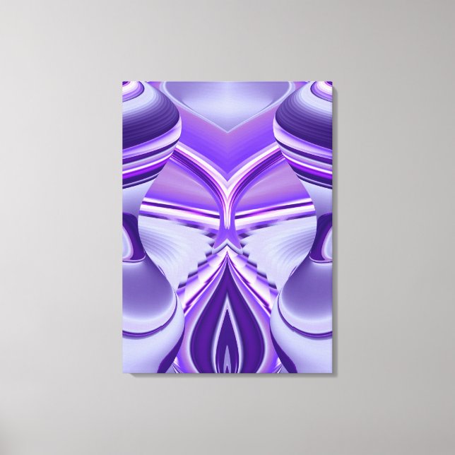 Lila Blume Traum Leinwanddruck (Vorderseite)