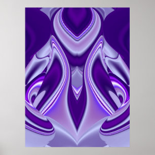 Lila Blume Traum Poster