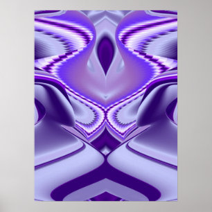 Lila Blume Traum Poster