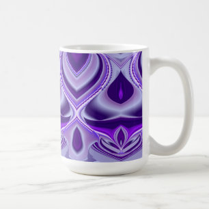 Lila Blume Träume , Abstrakte Fantasie RegenbogenK Tasse