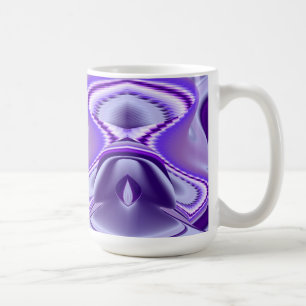 Lila Blume Träume , Abstrakte Fantasie RegenbogenK Tasse