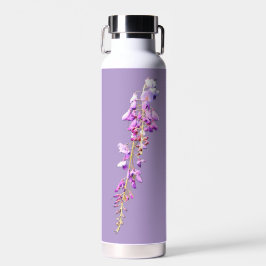 Lila Blume Trinkflasche