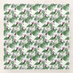 Lila Blume Vine Muster Untersetzer
