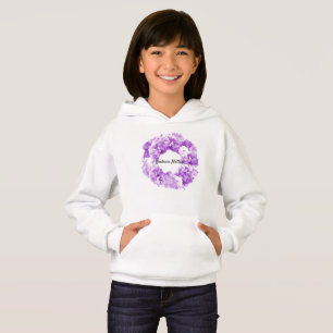 Lila Blume Wreath Kindness Matters Hoodie