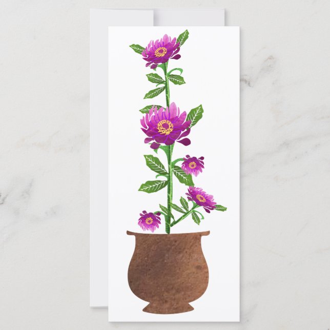 Lila Blumen (Vorderseite)
