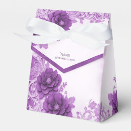 Lila Blumen Blüh Gevor Box Geschenkschachtel