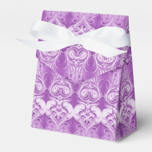 Lila Blumen Blühen Favor Box Geschenkschachtel