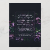 Lila Blumen - Feier des Leben-Denkmals