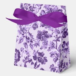 Lila Blumen Geschenkschachtel