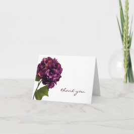Lila Blumen Hydrangea - danke Anmerkungen